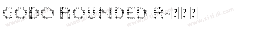 godo Rounded R字体转换